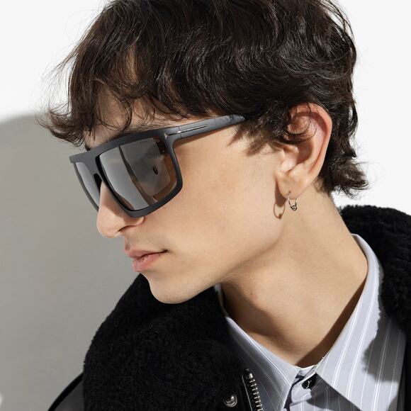 NEW!!! TOM FORD Clint-02 Sunglasses TF1066 02L Authentic - Picture 3 of 12